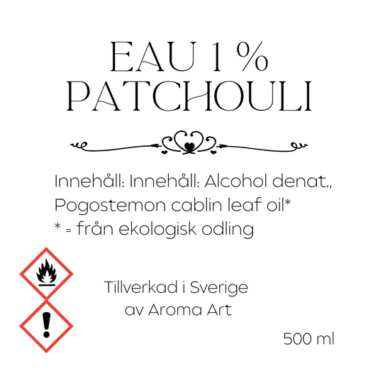 Eau Patchouli 1% - Parfymråvara