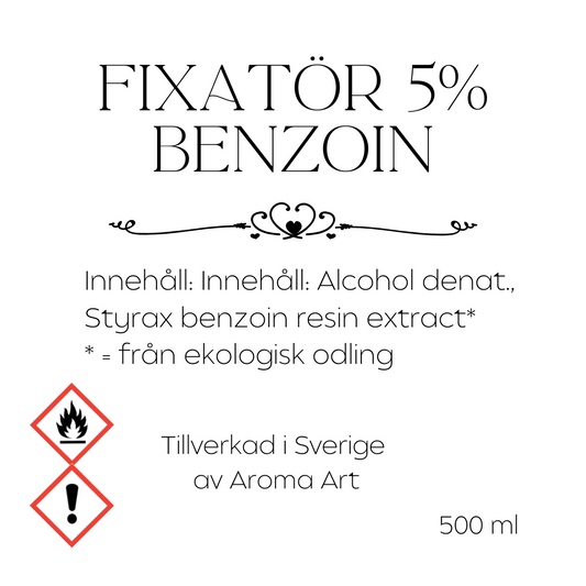 Fixatör Benzoin 5% - Parfymråvara - Fixativ (på ingång)