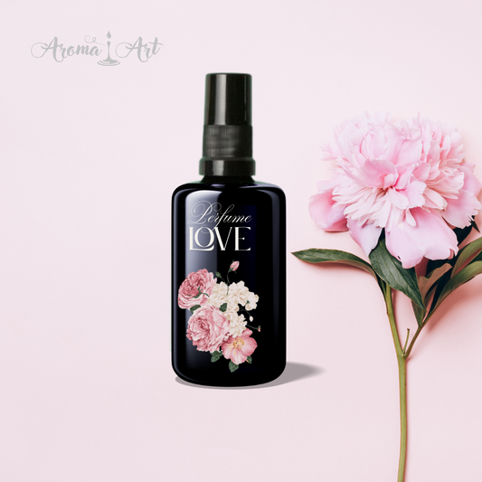 Parfymflaska 30 ml, mörkt glas, med spraymunstycke