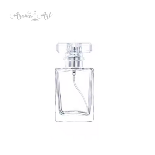 Parfymflaska 30 ml, rektangulär med spraymunstycke