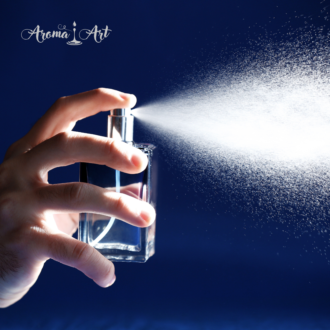 Parfymflaska 30 ml, rektangulär med spraymunstycke