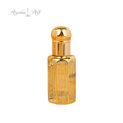 Parfymflaska 12 ml, orientalisk stil med roll-on